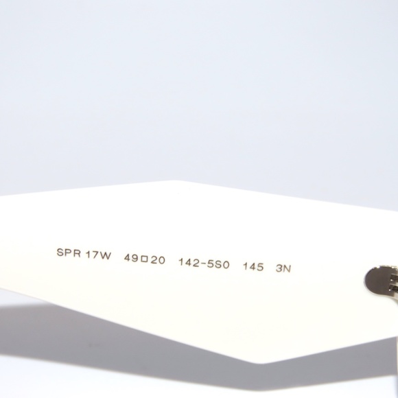 Prada SPR17WS 17 1425S0 Talc Dark Gray Sunglasses - Picture 5 of 6